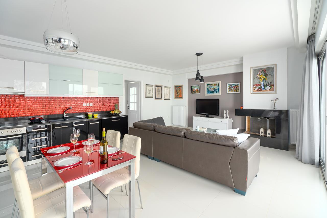 דירות Pórto Ráfti Luxurious House Near The Sea מראה חיצוני תמונה