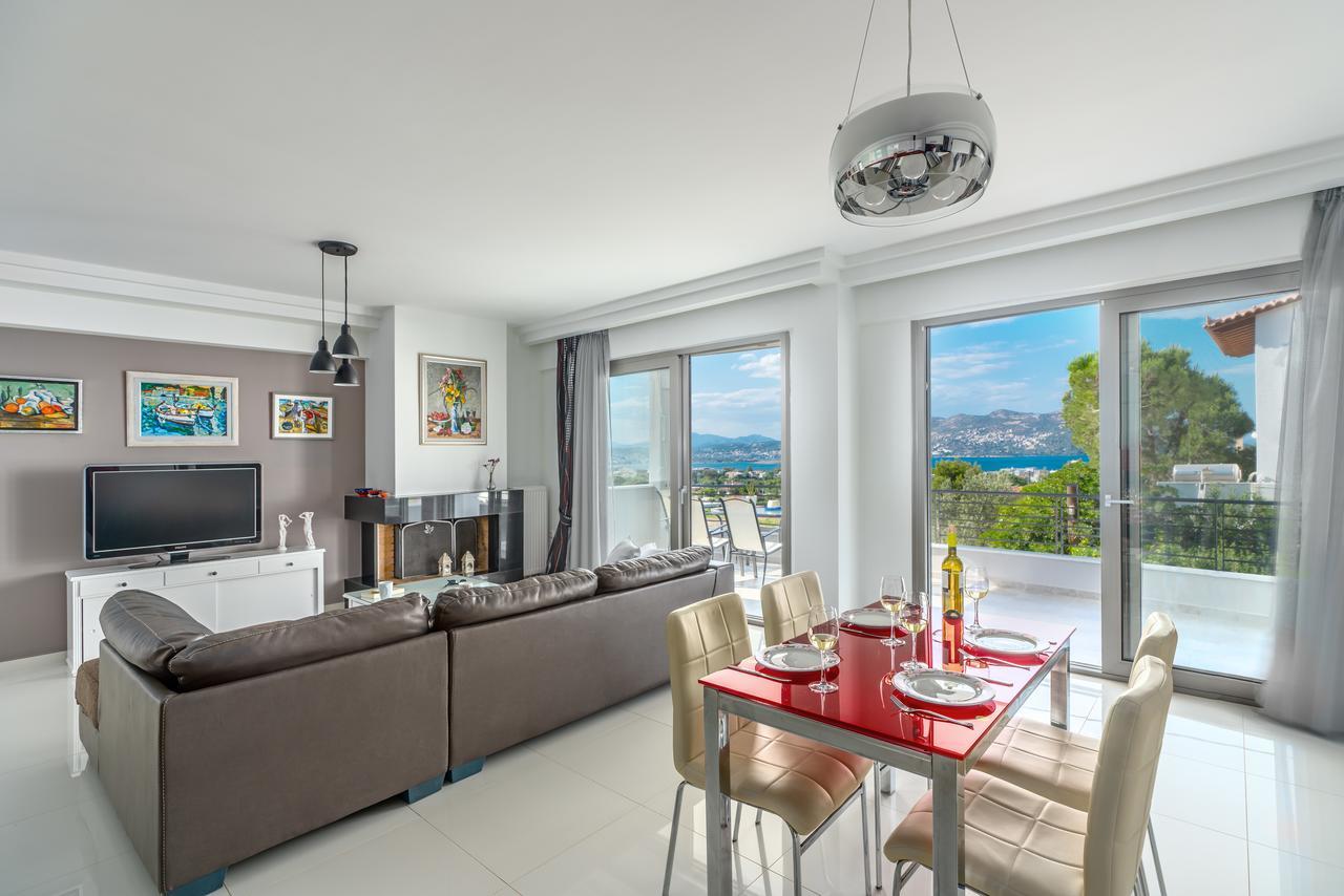 דירות Pórto Ráfti Luxurious House Near The Sea מראה חיצוני תמונה